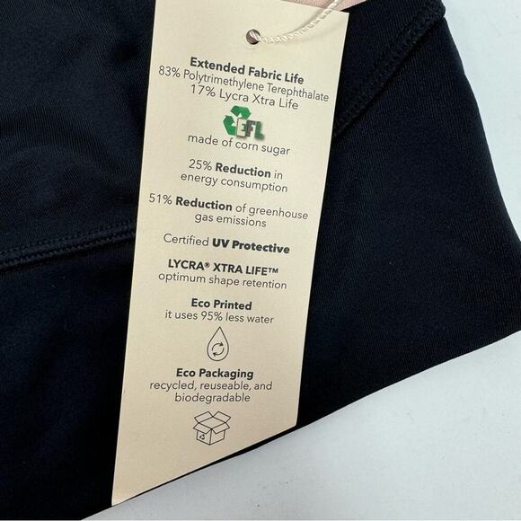 We Are HAH Size M Cami BrHAH Long Line Bra Scoop Neck Convertible Black NEW - Picture 14 of 16